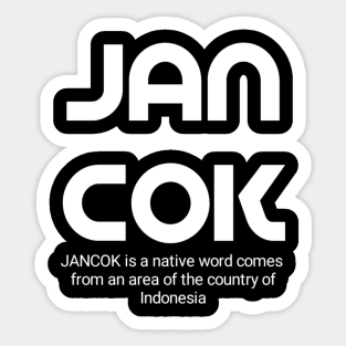 JANCOK DESC Sticker